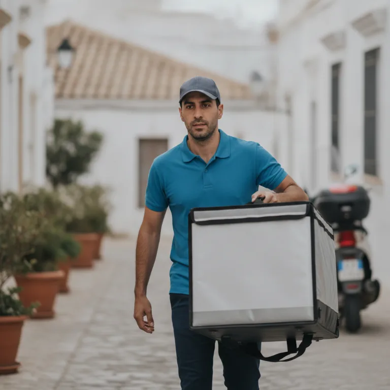 entrega de comidas Puerta del Angel